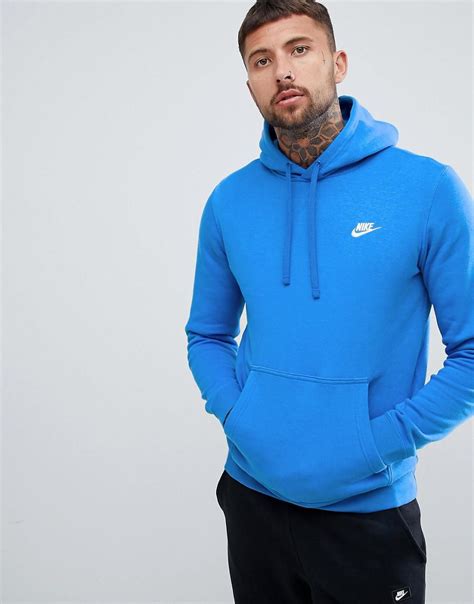 blauwe hoodie nike|blue Nike hoodie.